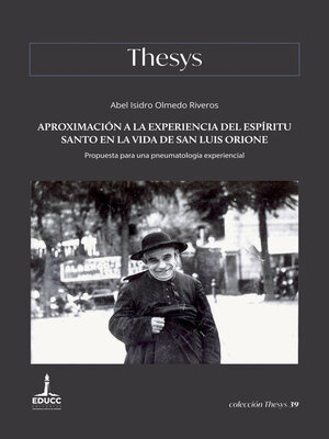 cover image of Aproximación a la experiencia del Espíritu Santo en la vida de san Luis Orione